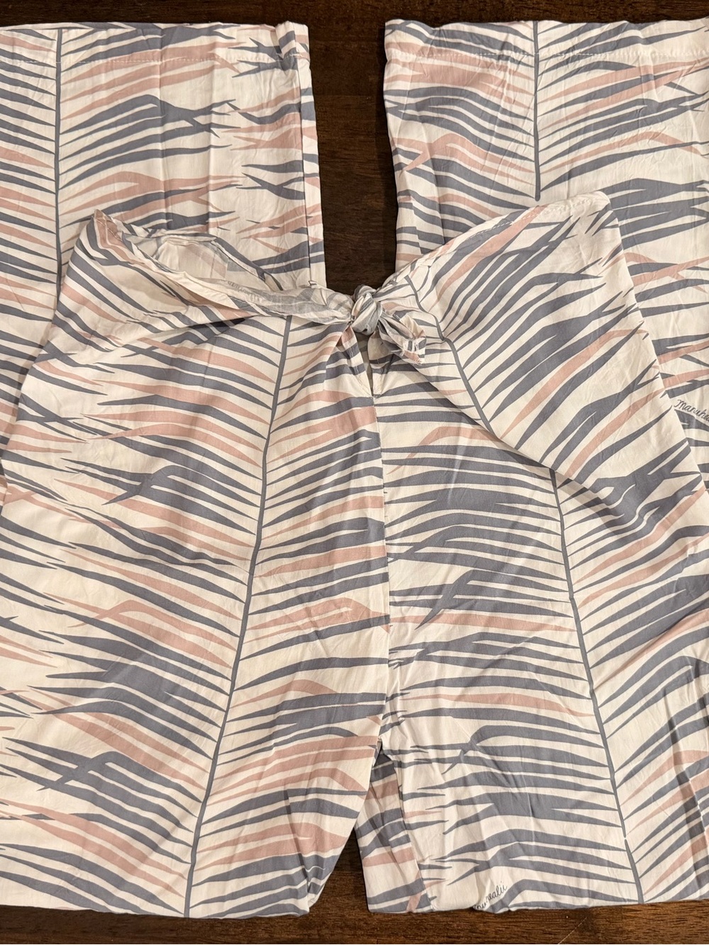 Manuhealii Palm Print Wide Leg Pants (size S)